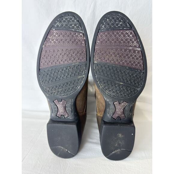 Ariat Women’s Heritage Lacer II Distressed Brown Western Boots Size 11B - Picture 14 of 15